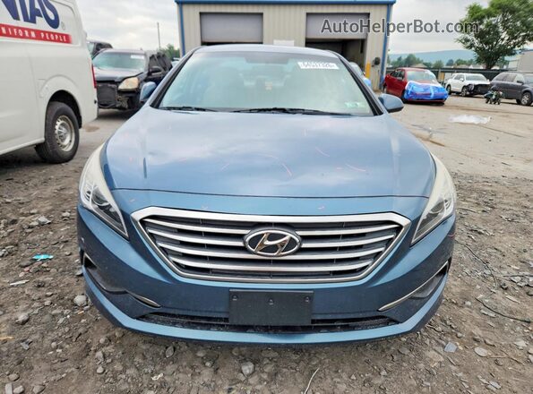 5NPE24AF5HH528190 2017 HYUNDAI SONATA Синий Вид спереди