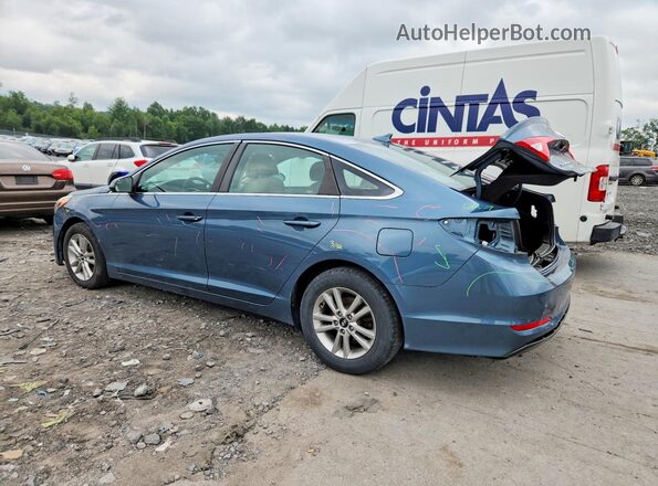 5NPE24AF5HH528190 2017 HYUNDAI SONATA Синий Задняя левая четверть