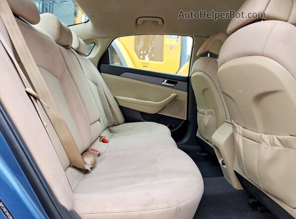 5NPE24AF5HH528190 2017 HYUNDAI SONATA Синий Вид задних сидений