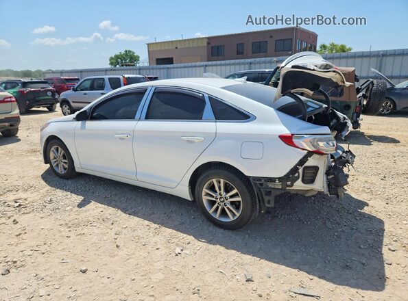 5NPE24AF5HH548102 2017 HYUNDAI SONATA White Trasero izquierdo