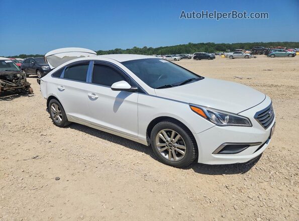 5NPE24AF5HH548102 2017 HYUNDAI SONATA White Delantero derecho