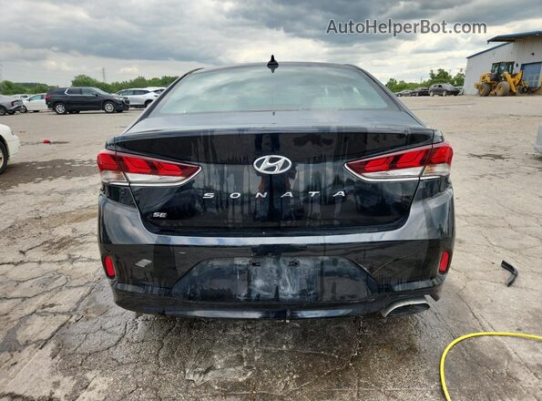 5NPE24AF5JH601984 2018 HYUNDAI SONATA Black Вид наклейки з VIN-кодом