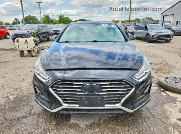 5NPE24AF5JH601984 2018 HYUNDAI SONATA Black Вид спереду