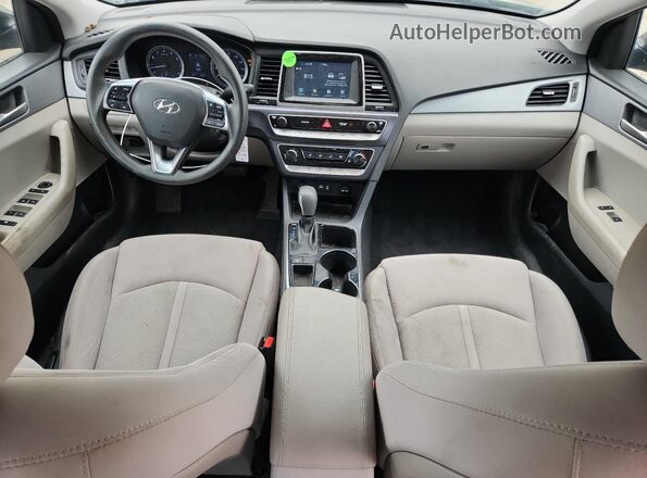 5NPE24AF5JH601984 2018 HYUNDAI SONATA Black Панорамний вид салону 360°
