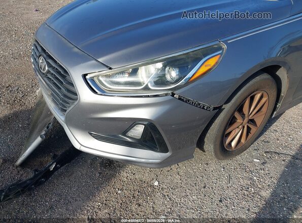 5NPE24AF5JH659576 2018 HYUNDAI SONATA Gray Вид спереду