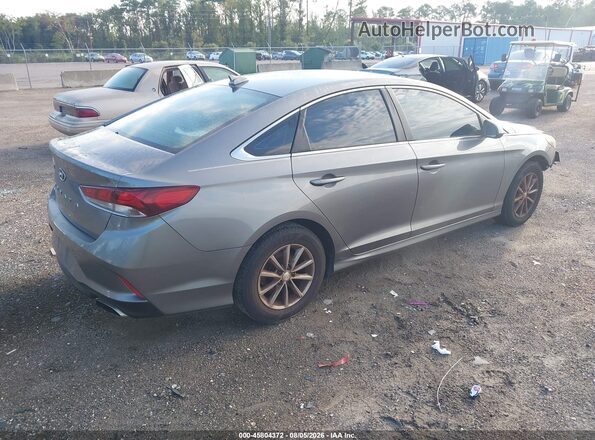 5NPE24AF5JH659576 2018 HYUNDAI SONATA Gray Задня права чверть
