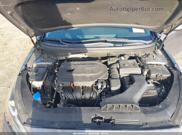 5NPE24AF5JH659576 2018 HYUNDAI SONATA Gray Вид ззаду