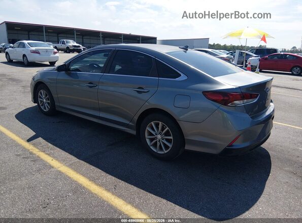 5NPE24AF5JH669475 2018 HYUNDAI SONATA Gray Tył lewy