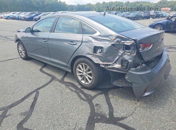 5NPE24AF5JH674000 2018 HYUNDAI SONATA Gray Tył lewy