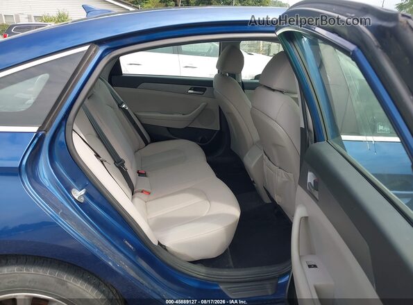 5NPE24AF5JH691752 2018 HYUNDAI SONATA Blue VIN sticker view