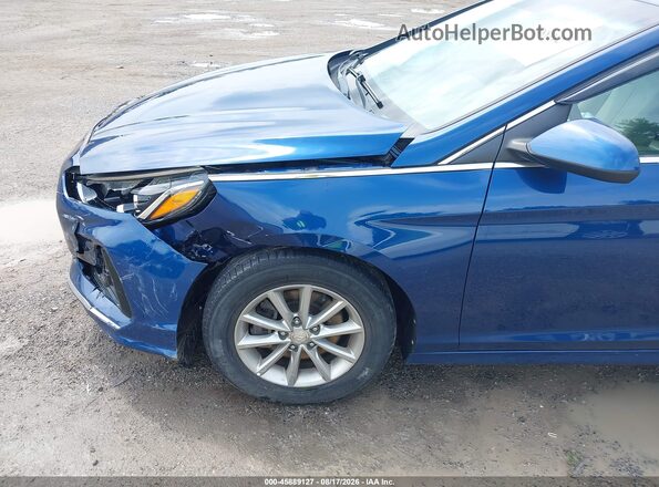 5NPE24AF5JH691752 2018 HYUNDAI SONATA Blue 