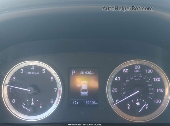 5NPE24AF5KH734956 2019 HYUNDAI SONATA White Вид задніх сидінь