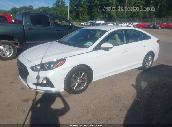 5NPE24AF5KH734956 2019 HYUNDAI SONATA White Передня ліва чверть