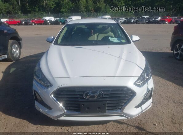 5NPE24AF5KH734956 2019 HYUNDAI SONATA White Вид щитка приладів