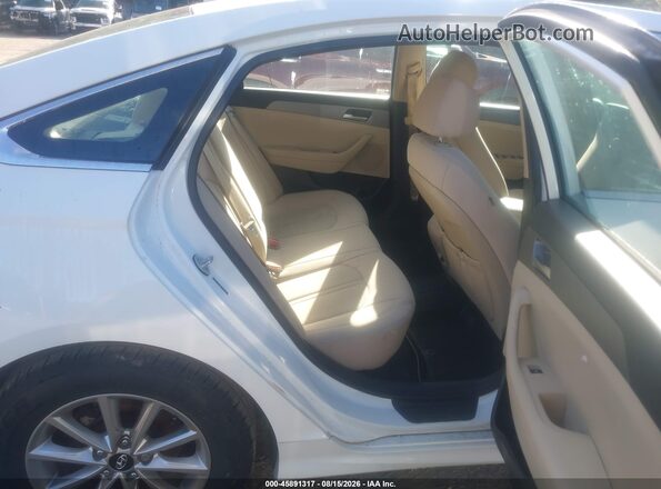 5NPE24AF5KH734956 2019 HYUNDAI SONATA White Вид наклейки з VIN-кодом