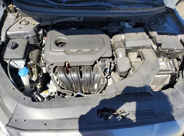 5NPE24AF5KH747478 2019 HYUNDAI SONATA Charcoal უკანა სალონის ხედი
