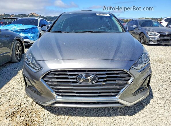 5NPE24AF5KH747478 2019 HYUNDAI SONATA Charcoal წინა ხედი