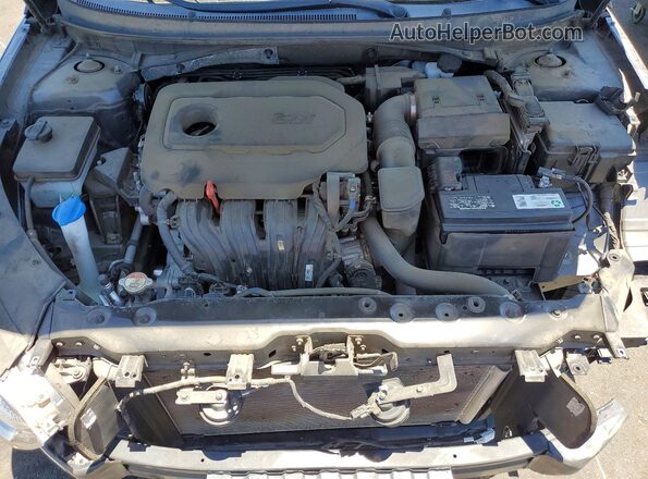 5NPE24AF5KH777533 2019 HYUNDAI SONATA Gray Вид задньої частини салону