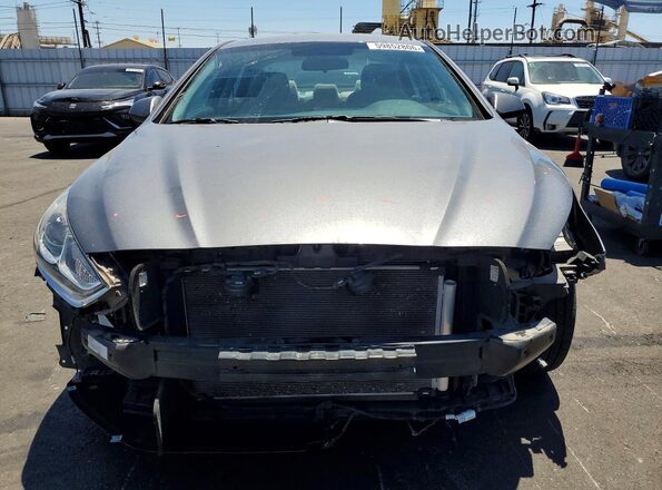5NPE24AF5KH777533 2019 HYUNDAI SONATA Gray Вид спереду