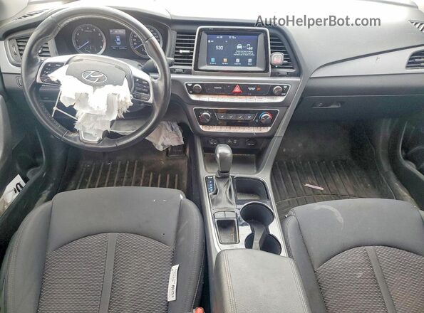5NPE24AF5KH802639 2019 HYUNDAI SONATA White Dashboard view