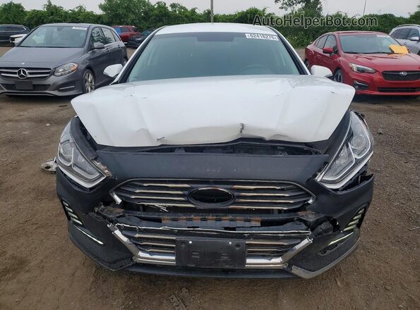 5NPE24AF5KH802639 2019 HYUNDAI SONATA White Front view