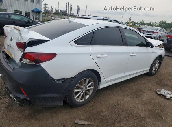 5NPE24AF5KH802639 2019 HYUNDAI SONATA White Rear right