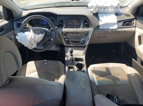5NPE24AF6GH266355 2016 HYUNDAI SONATA Blue Առջևի վահանակի տեսք
