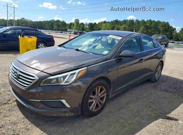 5NPE24AF6GH267974 2016 HYUNDAI SONATA Gray Tył lewy