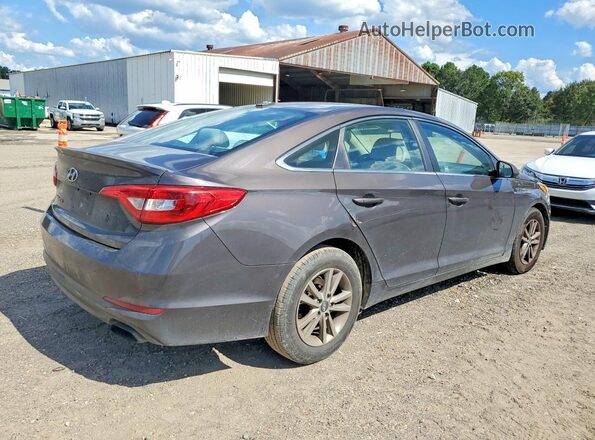5NPE24AF6GH267974 2016 HYUNDAI SONATA Gray Przód prawy