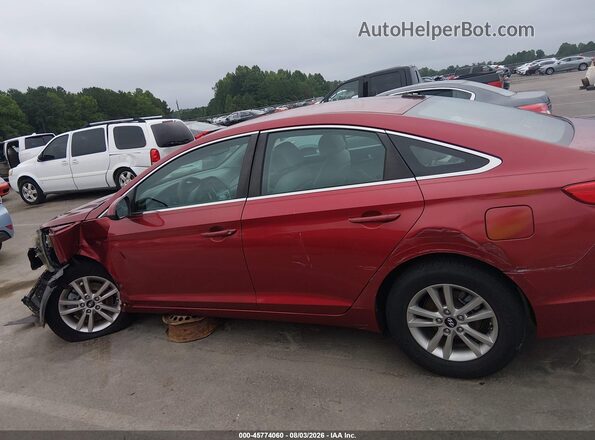 5NPE24AF6GH282104 2016 HYUNDAI SONATA Red Widok wnętrza 360 stopni