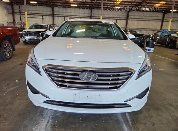 5NPE24AF6GH284404 2016 HYUNDAI SONATA White Вид спереду