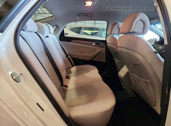 5NPE24AF6GH284404 2016 HYUNDAI SONATA White Вид задніх сидінь
