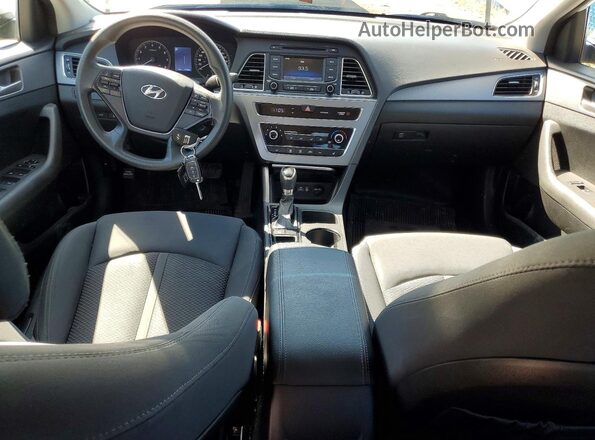 5NPE24AF6GH285262 2016 HYUNDAI SONATA White Widok deski rozdzielczej