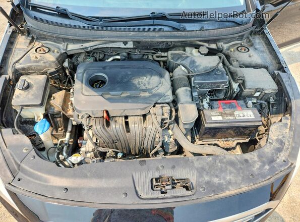 5NPE24AF6GH285665 2016 HYUNDAI SONATA Black Вид задньої частини салону