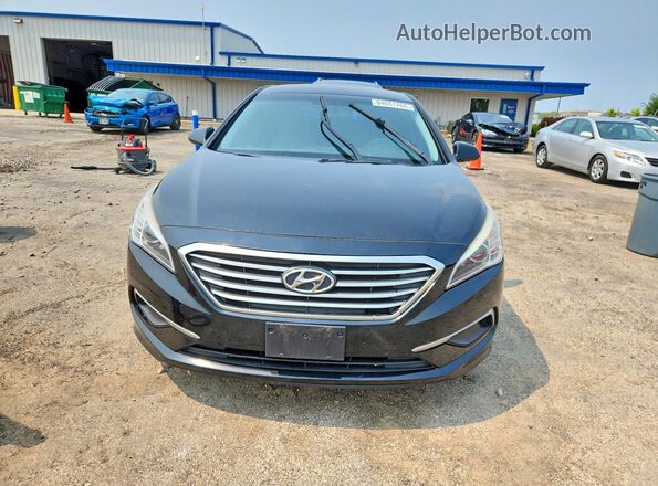5NPE24AF6GH285665 2016 HYUNDAI SONATA Black Вид спереду