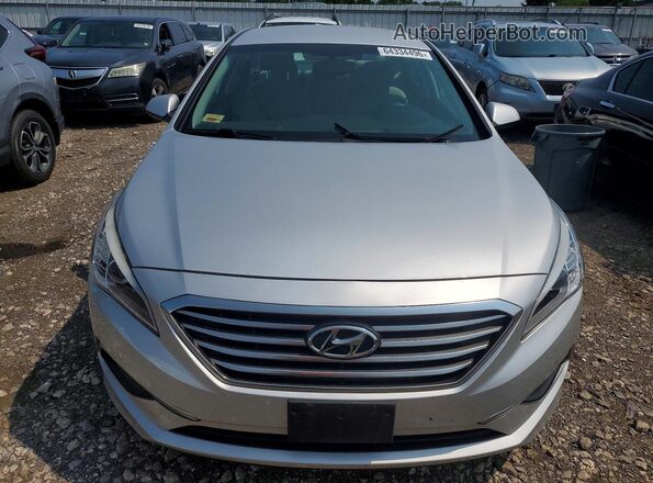 5NPE24AF6GH319538 2016 HYUNDAI SONATA Silver წინა ხედი