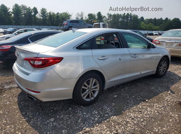 5NPE24AF6GH319538 2016 HYUNDAI SONATA Silver უკანა მარჯვენა