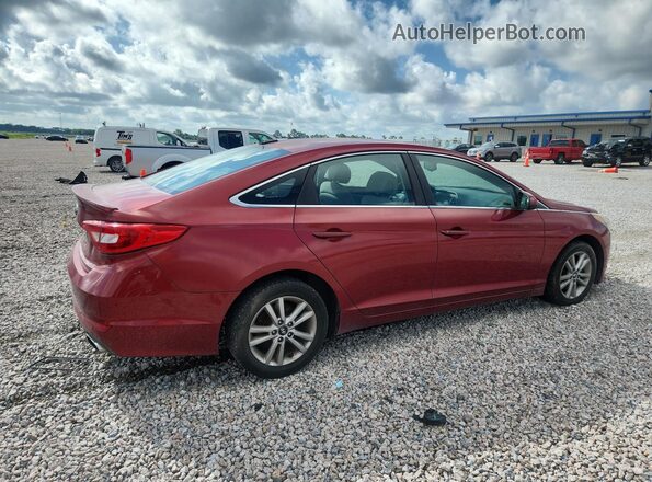 5NPE24AF6GH334041 2016 HYUNDAI SONATA Burgundy Հետևի աջ