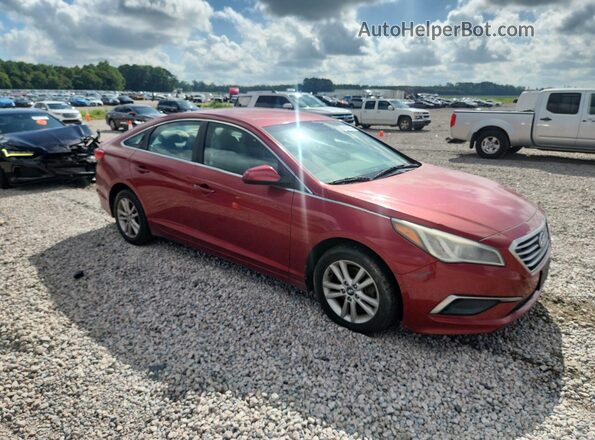 5NPE24AF6GH334041 2016 HYUNDAI SONATA Burgundy Առջևի աջ