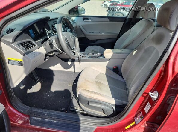 5NPE24AF6GH334041 2016 HYUNDAI SONATA Burgundy Սալոնի դիմացի տեսք