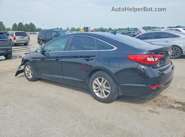 5NPE24AF6GH342415 2016 HYUNDAI SONATA Black უკანა მარცხენა