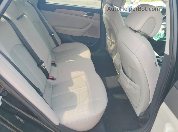 5NPE24AF6GH342415 2016 HYUNDAI SONATA Black უკანა სალონის ხედი