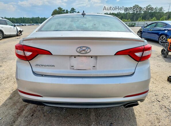 5NPE24AF6GH344701 2016 HYUNDAI SONATA Silver Вид підкапотного простору