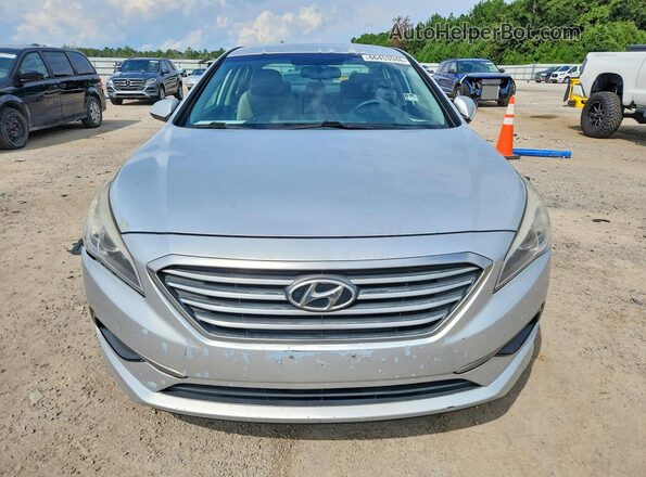 5NPE24AF6GH344701 2016 HYUNDAI SONATA Silver Вид задніх сидінь