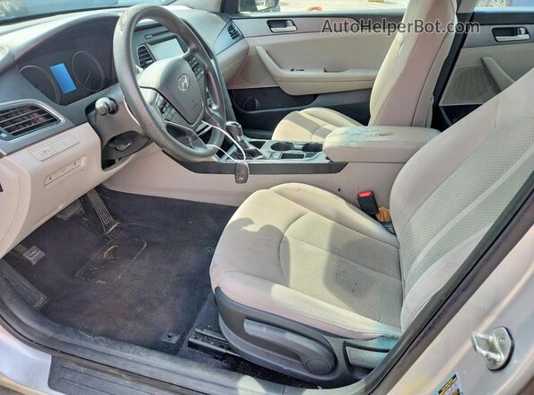 5NPE24AF6GH344701 2016 HYUNDAI SONATA Silver Вид наклейки з VIN-кодом