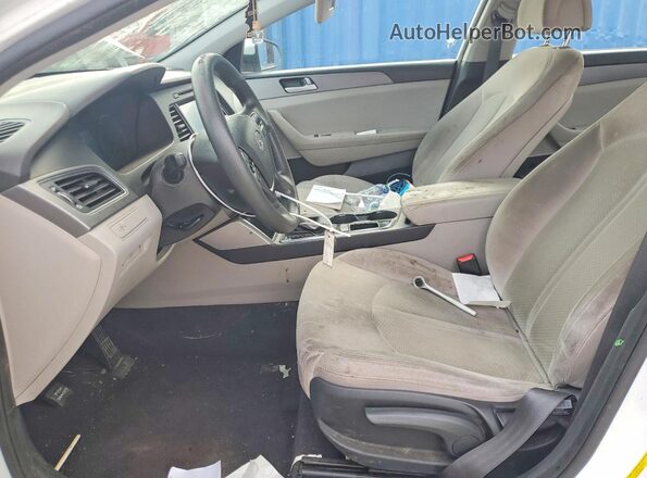 5NPE24AF6GH346917 2016 HYUNDAI SONATA White Սալոնի դիմացի տեսք