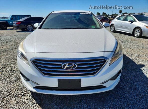 5NPE24AF6GH359389 2016 HYUNDAI SONATA White Դիմացի տեսք