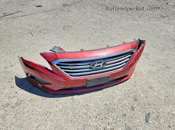 5NPE24AF6GH387953 2016 HYUNDAI SONATA Red Widok komory silnika