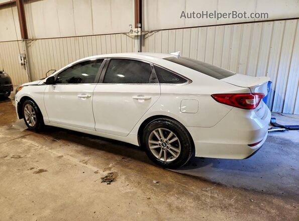 5NPE24AF6GH418411 2016 HYUNDAI SONATA White Trasero izquierdo