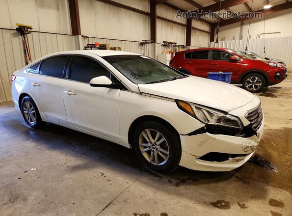 5NPE24AF6GH418411 2016 HYUNDAI SONATA White Delantero derecho